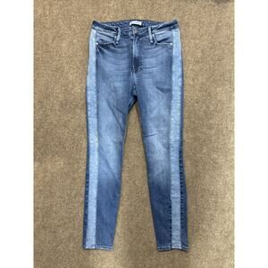 Good American Good‎ Waist Women's Jeans Size 6/28 Blue Stone Wash Denim